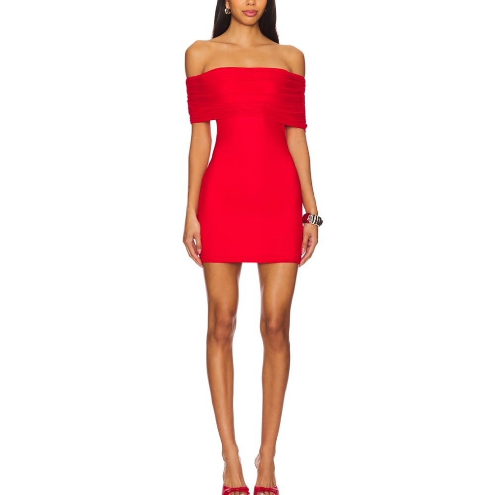 Elegant Red Sleeveless Dress